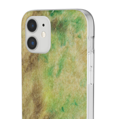 iPhone and Samsung Galaxy Flexi Phone Case Green Marble