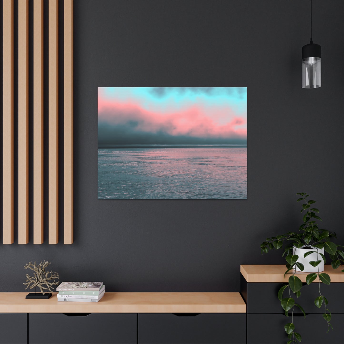 Electrifying Gradient Canvas Print