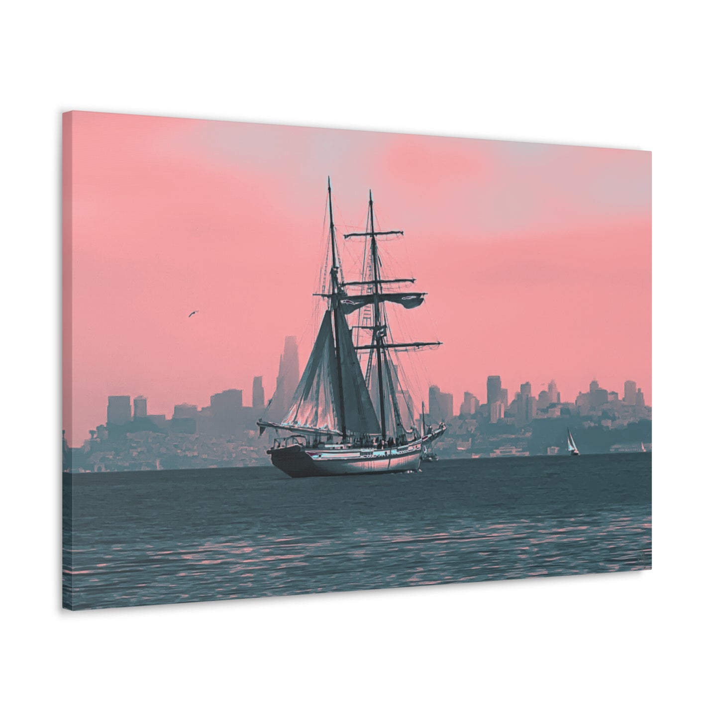 SF Bay Schooner Canvas Print