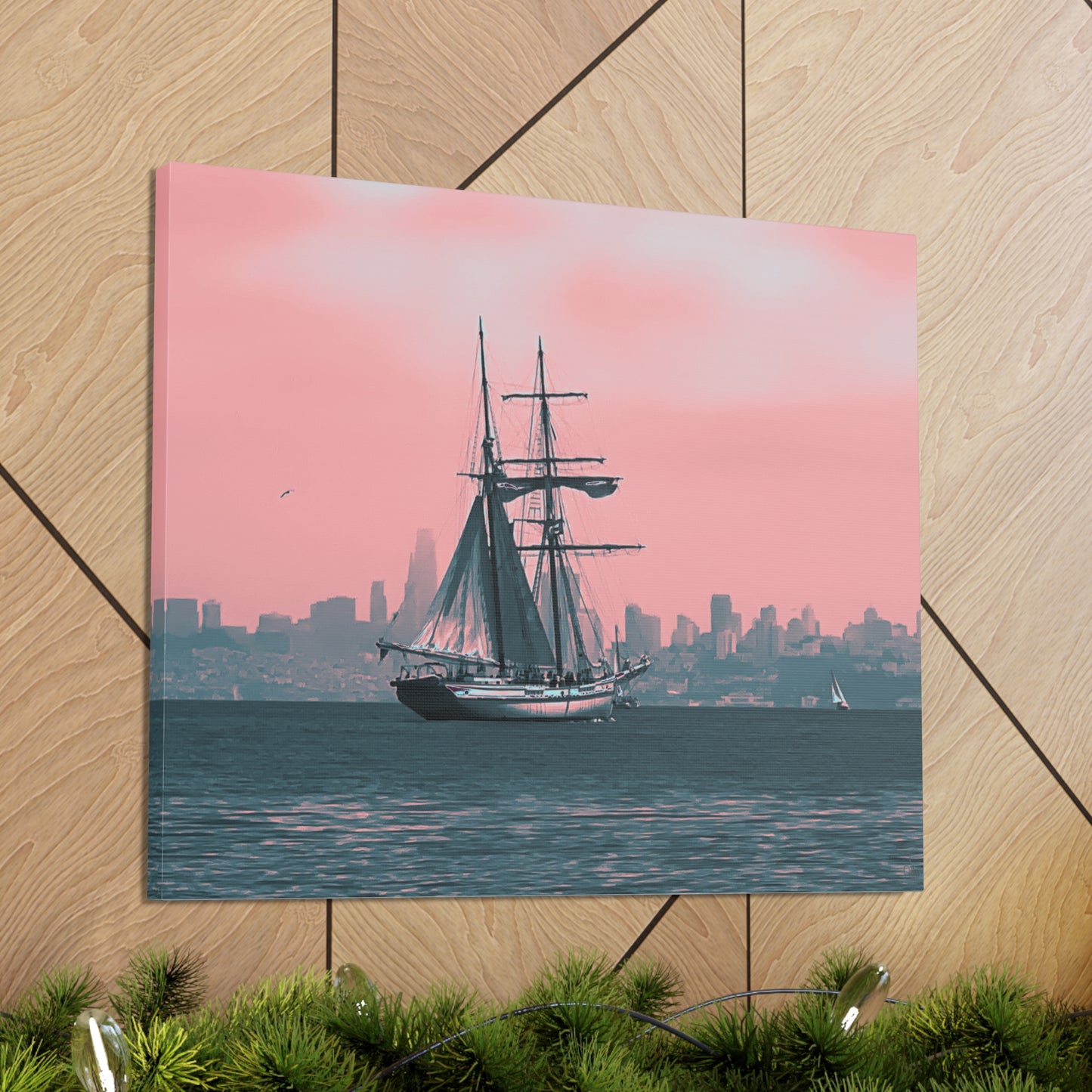 SF Bay Schooner Canvas Print