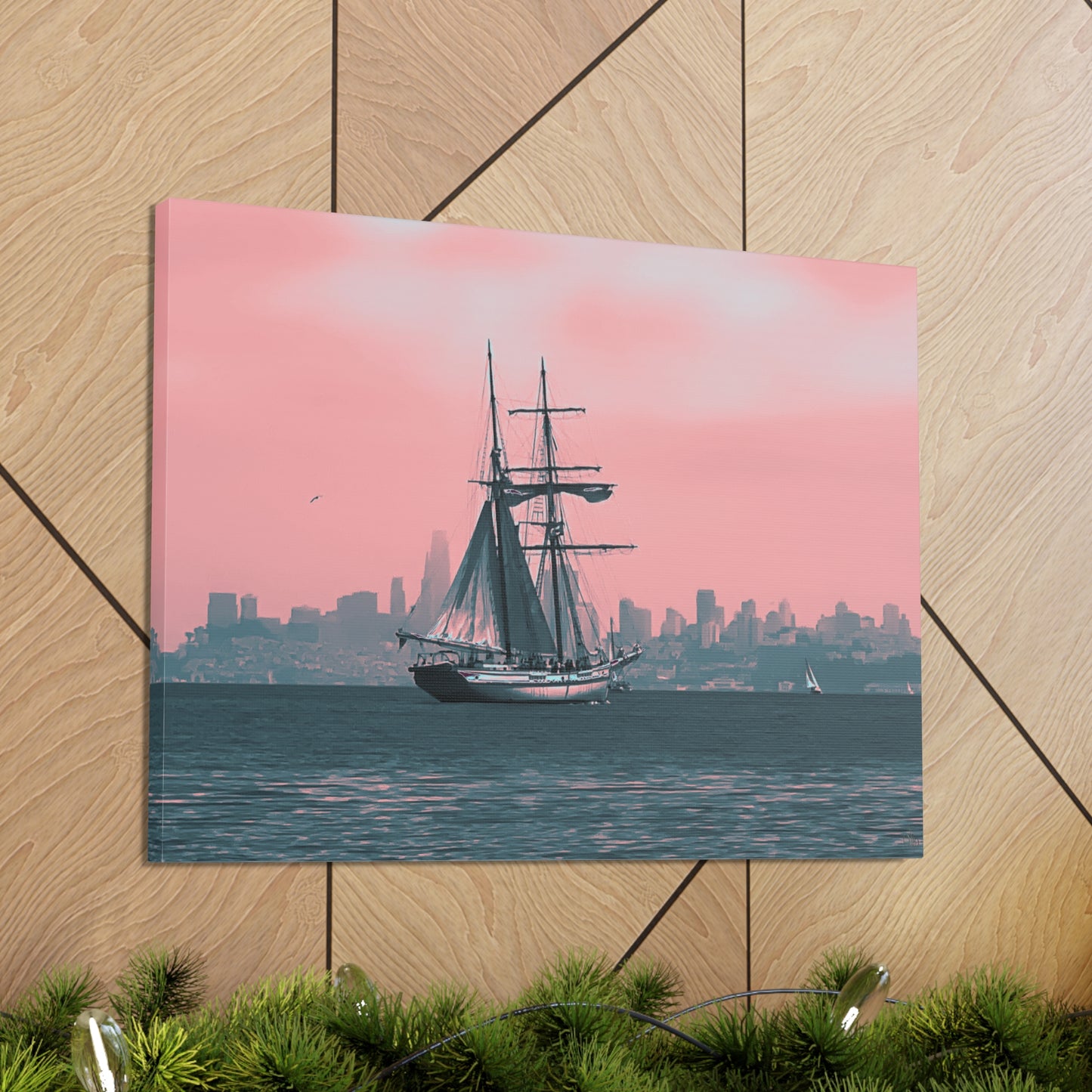 SF Bay Schooner Canvas Print