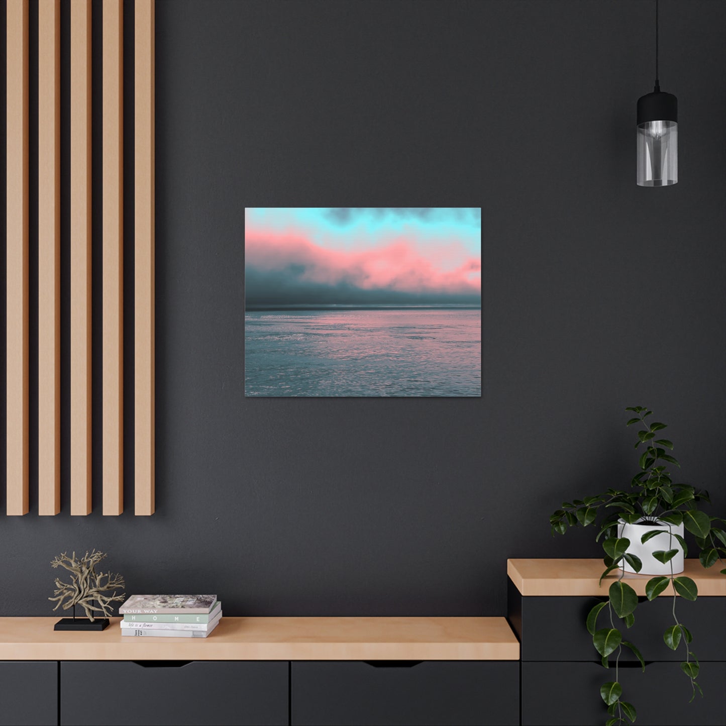 Electrifying Gradient Canvas Print