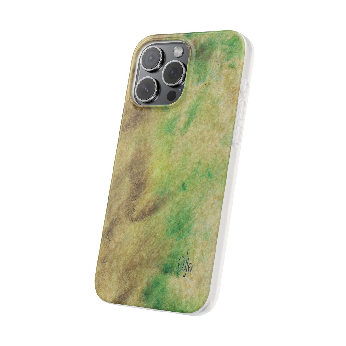 iPhone and Samsung Galaxy Flexi Phone Case Green Marble