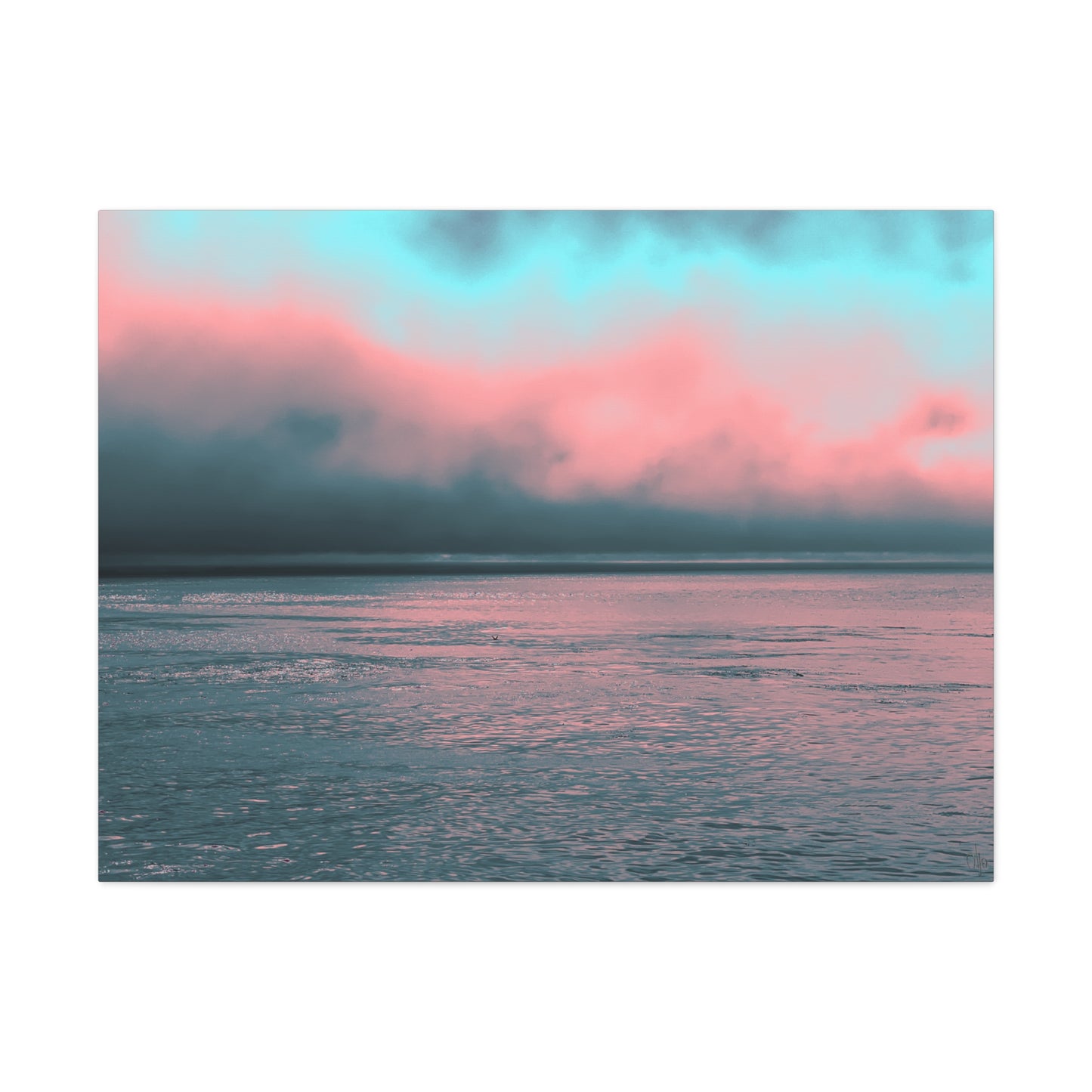 Electrifying Gradient Canvas Print