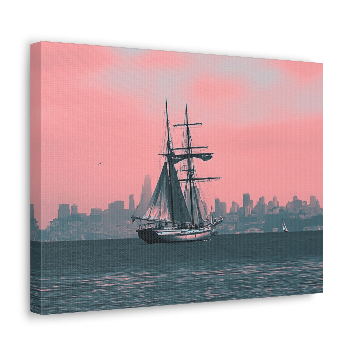 SF Bay Schooner Canvas Print