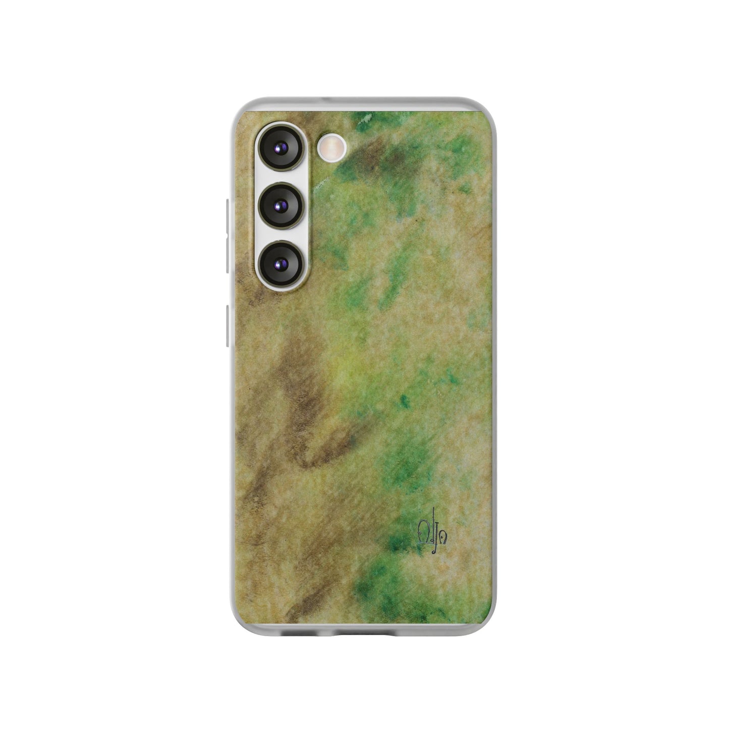 iPhone and Samsung Galaxy Flexi Phone Case Green Marble