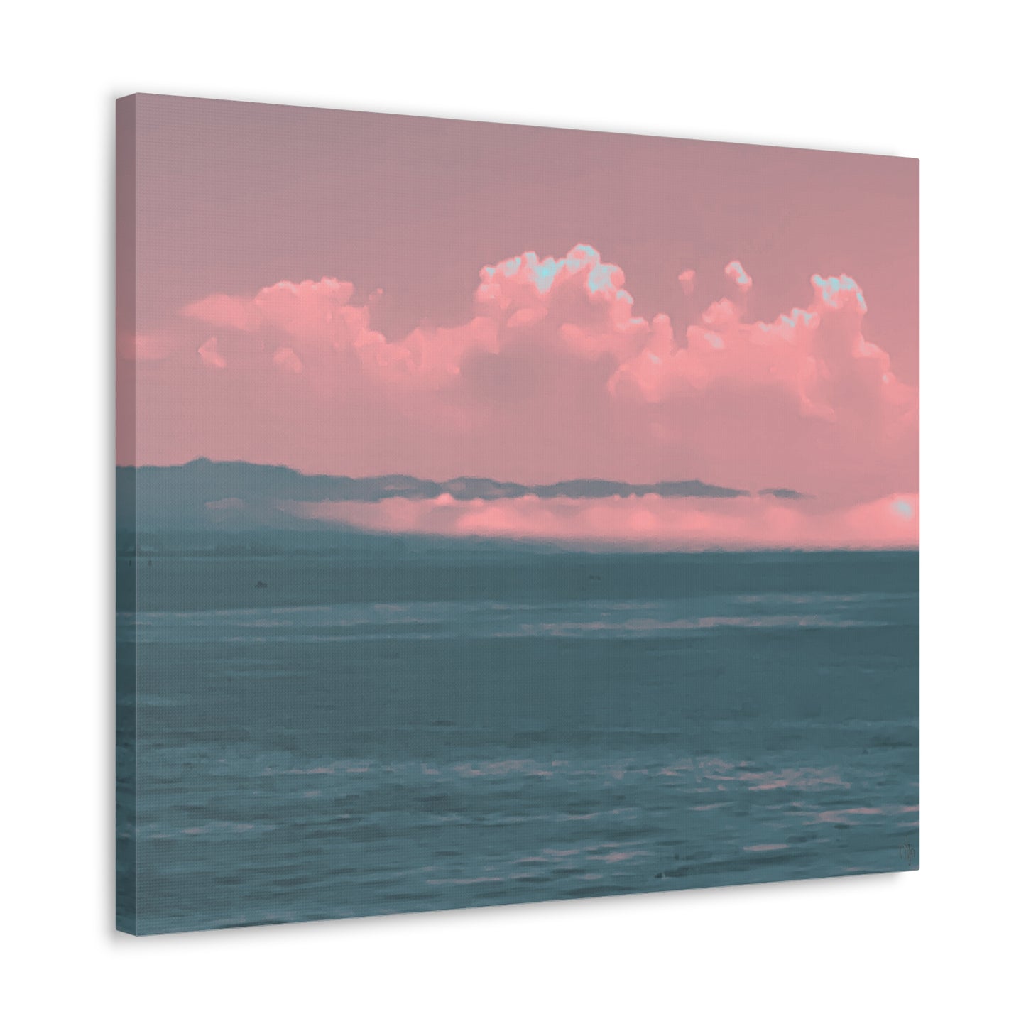 Croco-Cloud Canvas Print