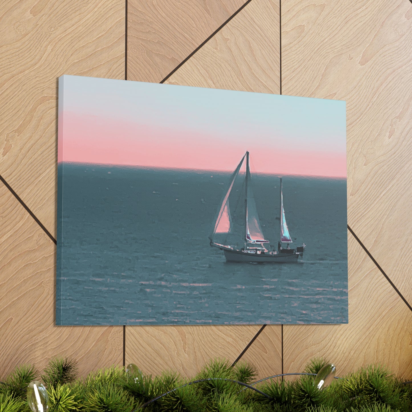 Way to Horizon Canvas Print