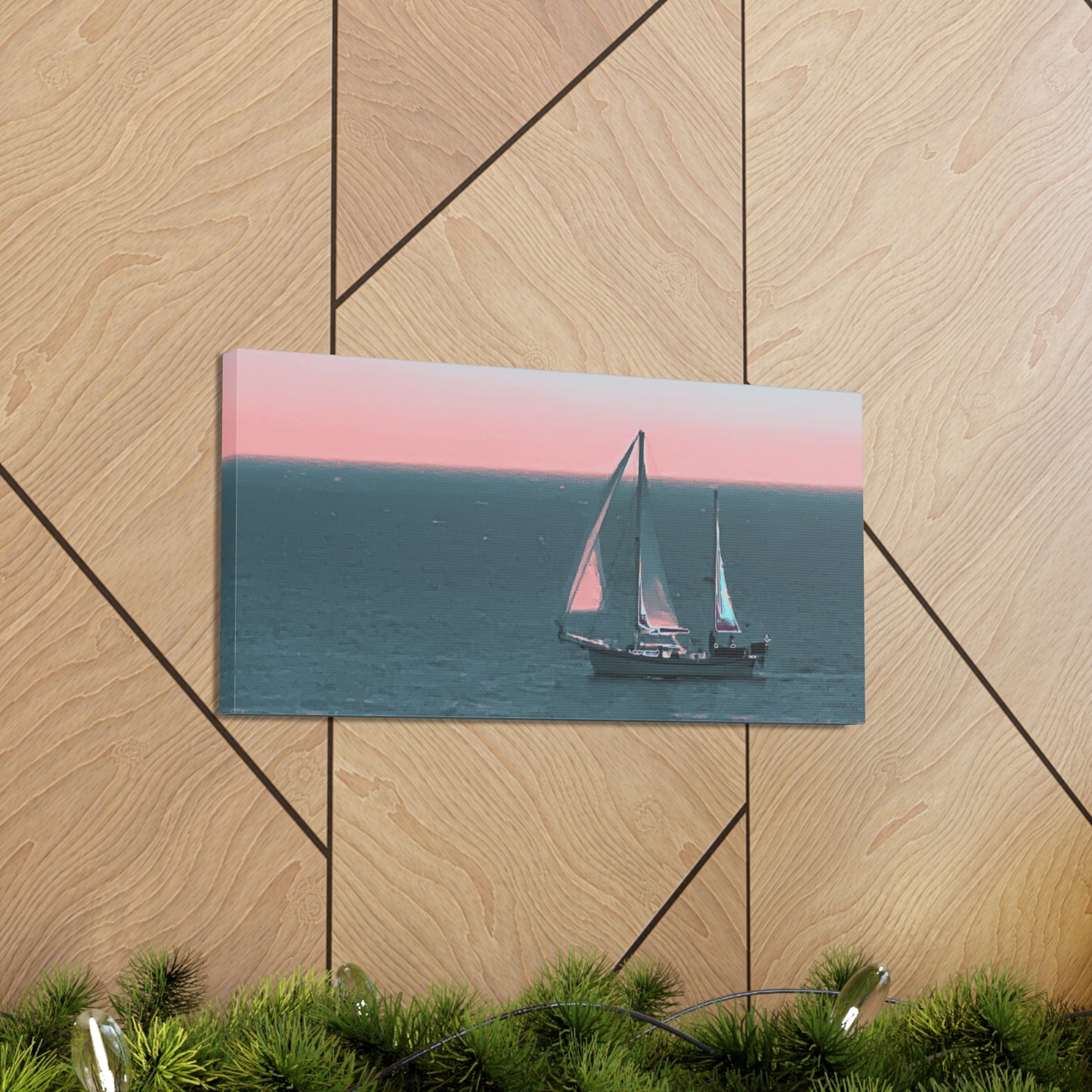 Way to Horizon Canvas Print