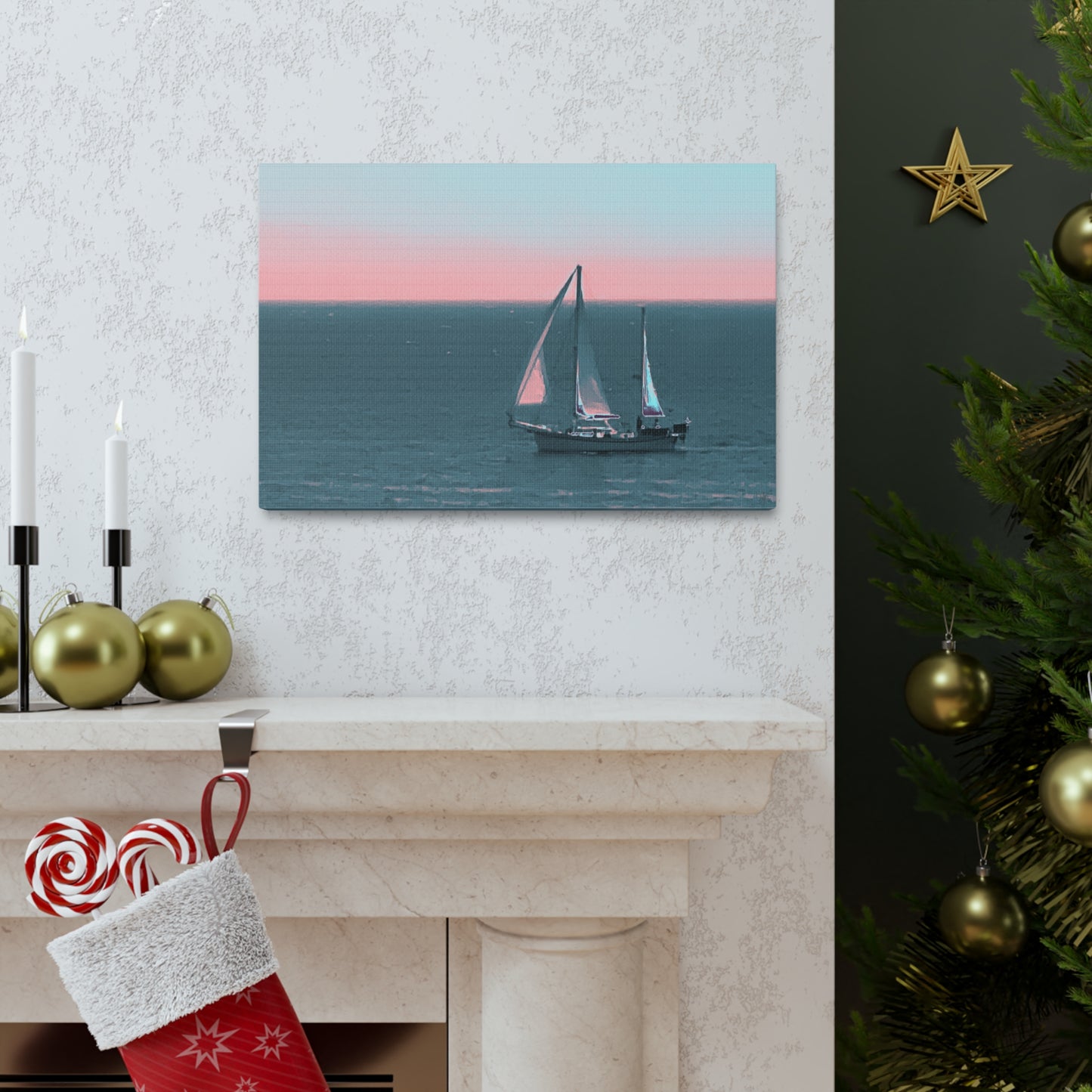 Way to Horizon Canvas Print