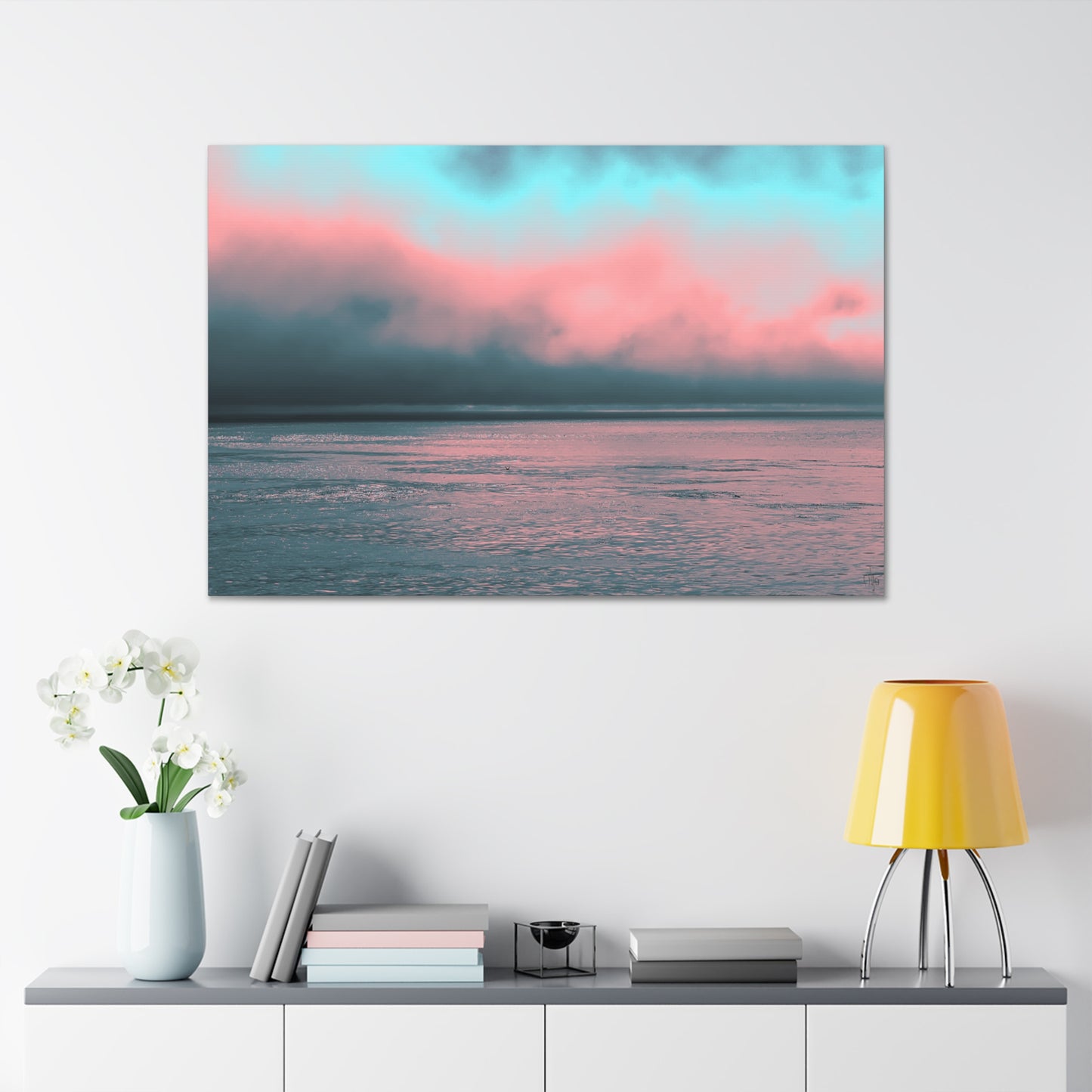 Electrifying Gradient Canvas Print