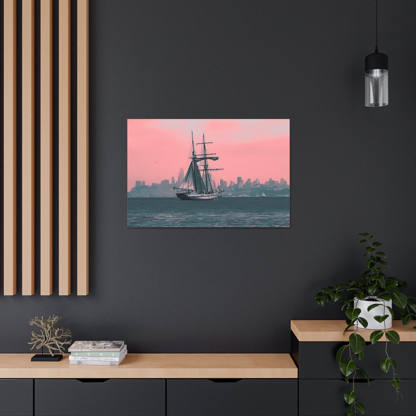 SF Bay Schooner Canvas Print