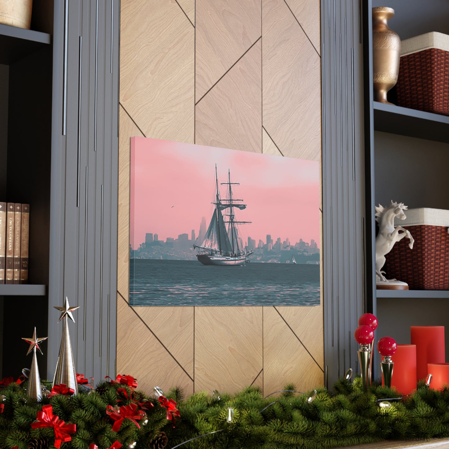 SF Bay Schooner Canvas Print