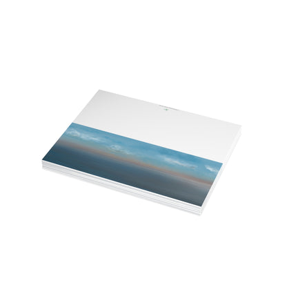 Abstract Coastal 9 Folded Greeting Card