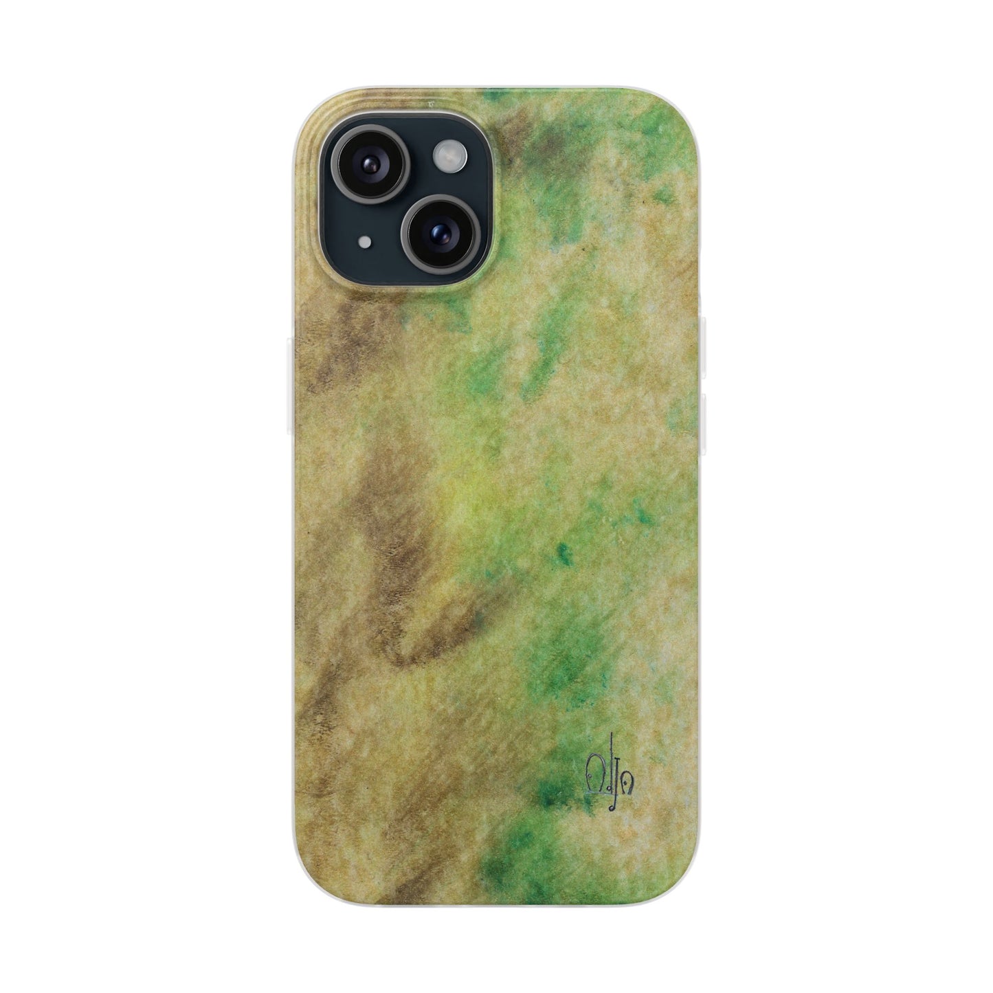 iPhone and Samsung Galaxy Flexi Phone Case Green Marble