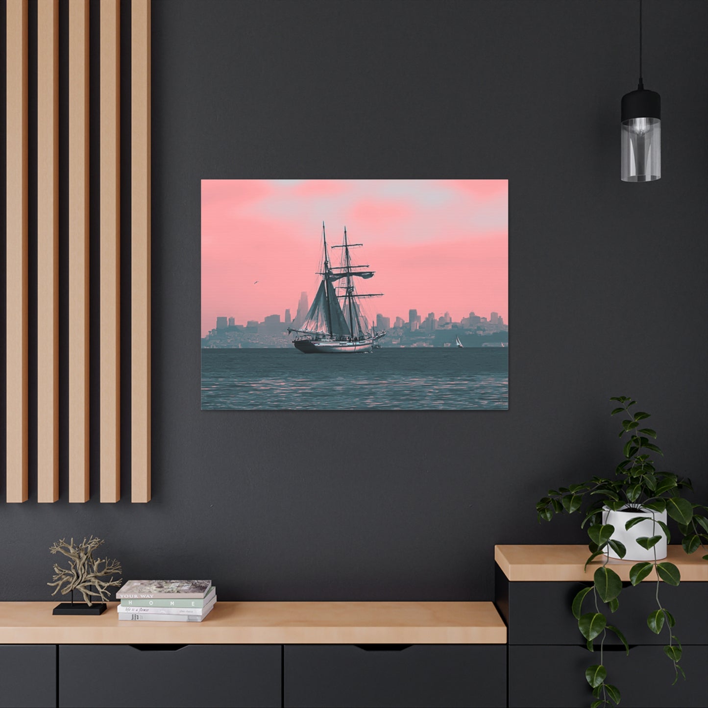 SF Bay Schooner Canvas Print