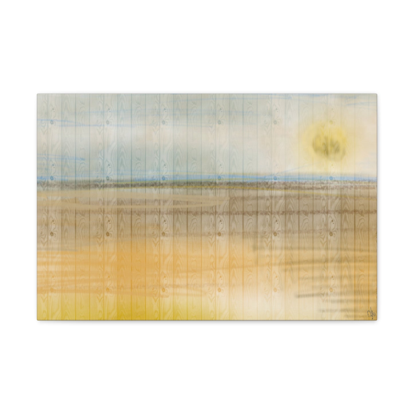 Abstract Coastal 3 Canvas Print