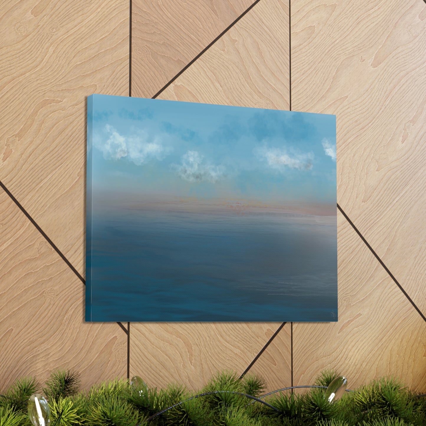 Abstract Coastal 9 Canvas Print