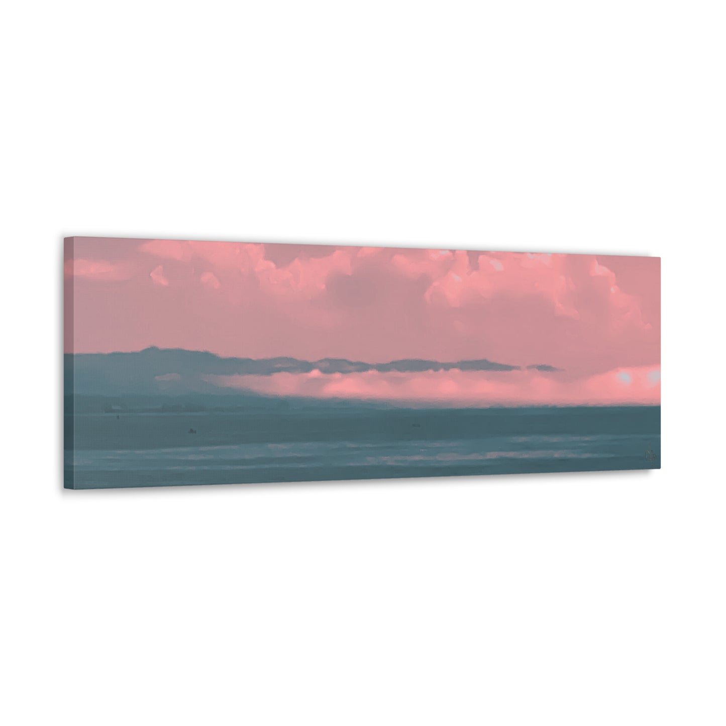 Croco-Cloud Canvas Print