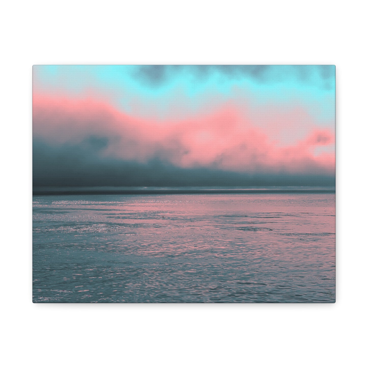 Electrifying Gradient Canvas Print