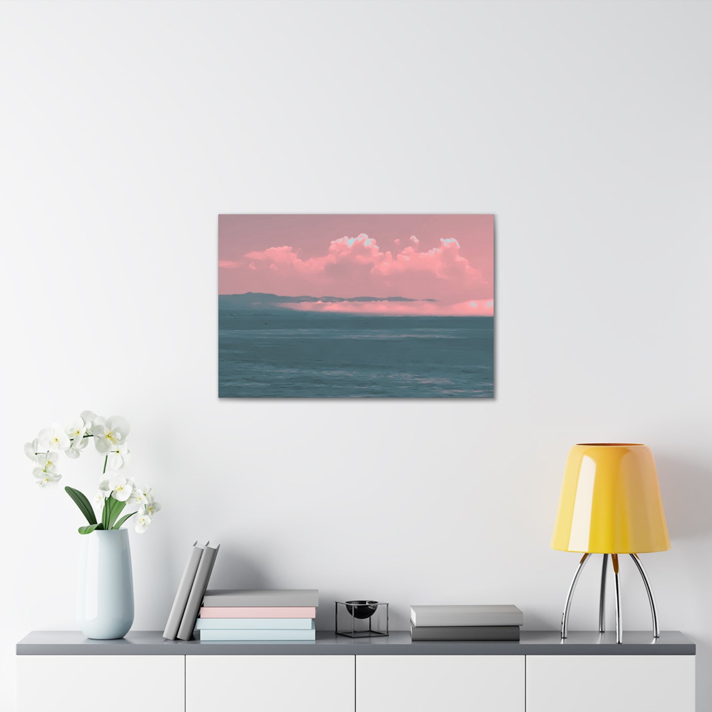 Croco-Cloud Canvas Print