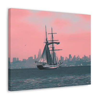 SF Bay Schooner Canvas Print