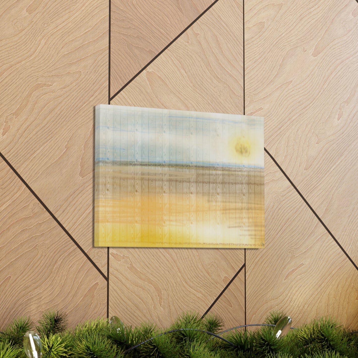 Abstract Coastal 3 Canvas Print