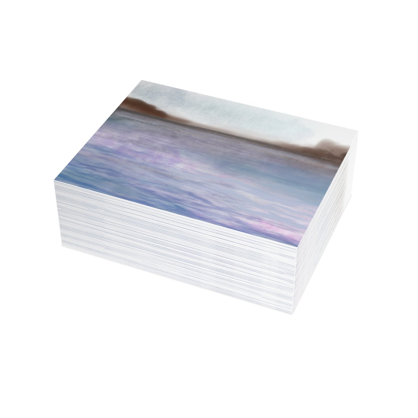 Abstract Coastal 7 Folded Greeting Card