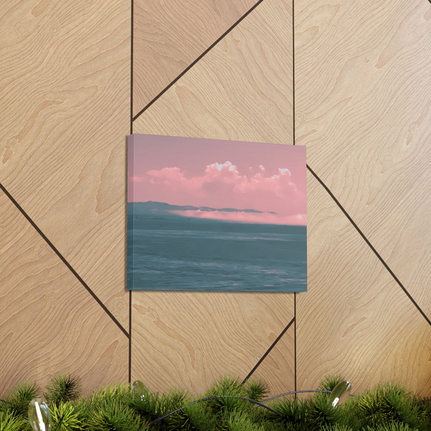 Croco-Cloud Canvas Print