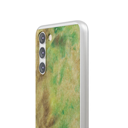 iPhone and Samsung Galaxy Flexi Phone Case Green Marble