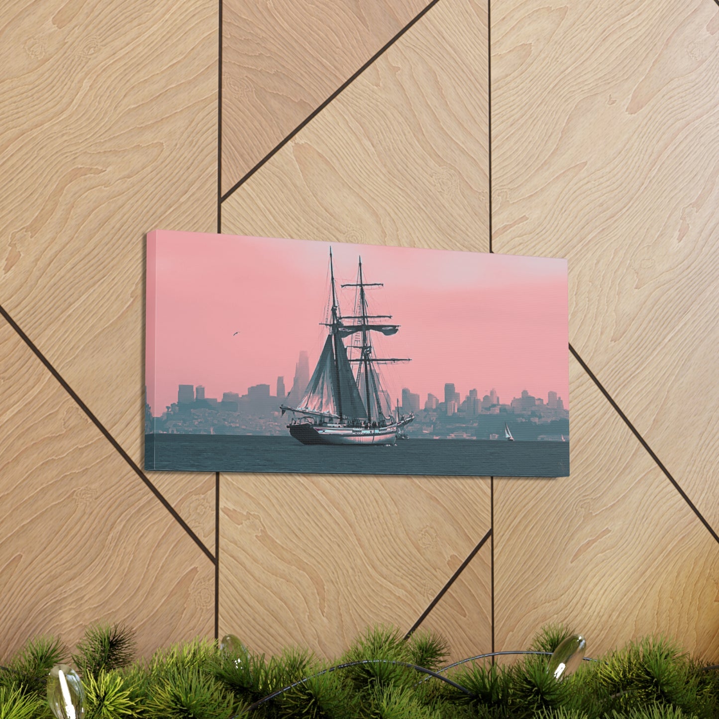 SF Bay Schooner Canvas Print