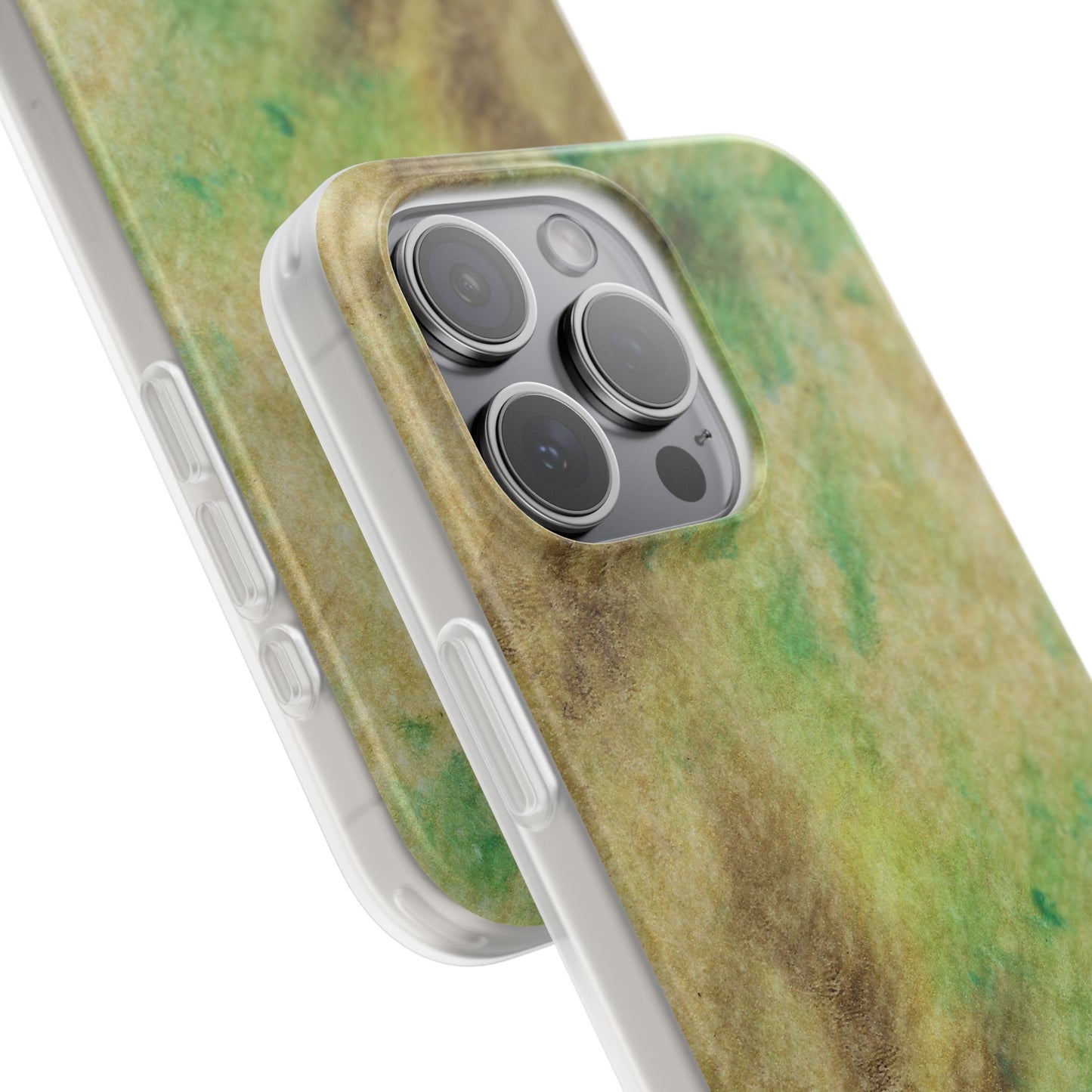 iPhone and Samsung Galaxy Flexi Phone Case Green Marble