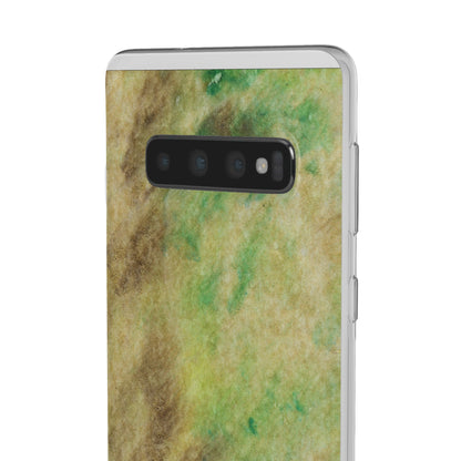 iPhone and Samsung Galaxy Flexi Phone Case Green Marble