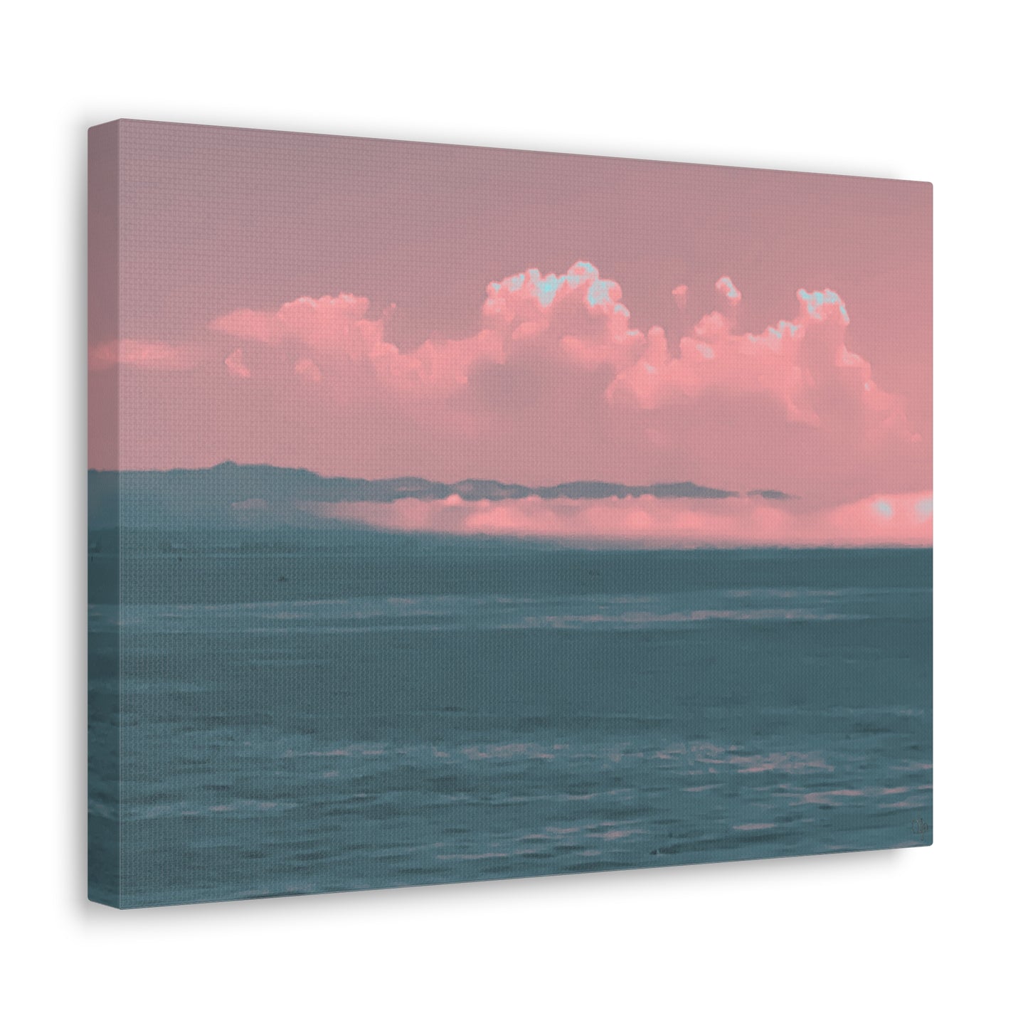 Croco-Cloud Canvas Print