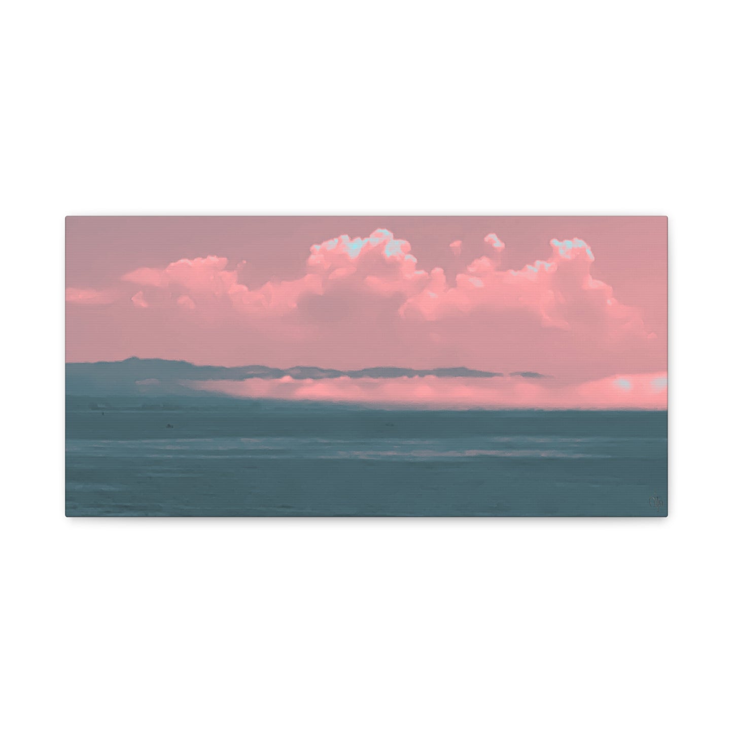 Croco-Cloud Canvas Print