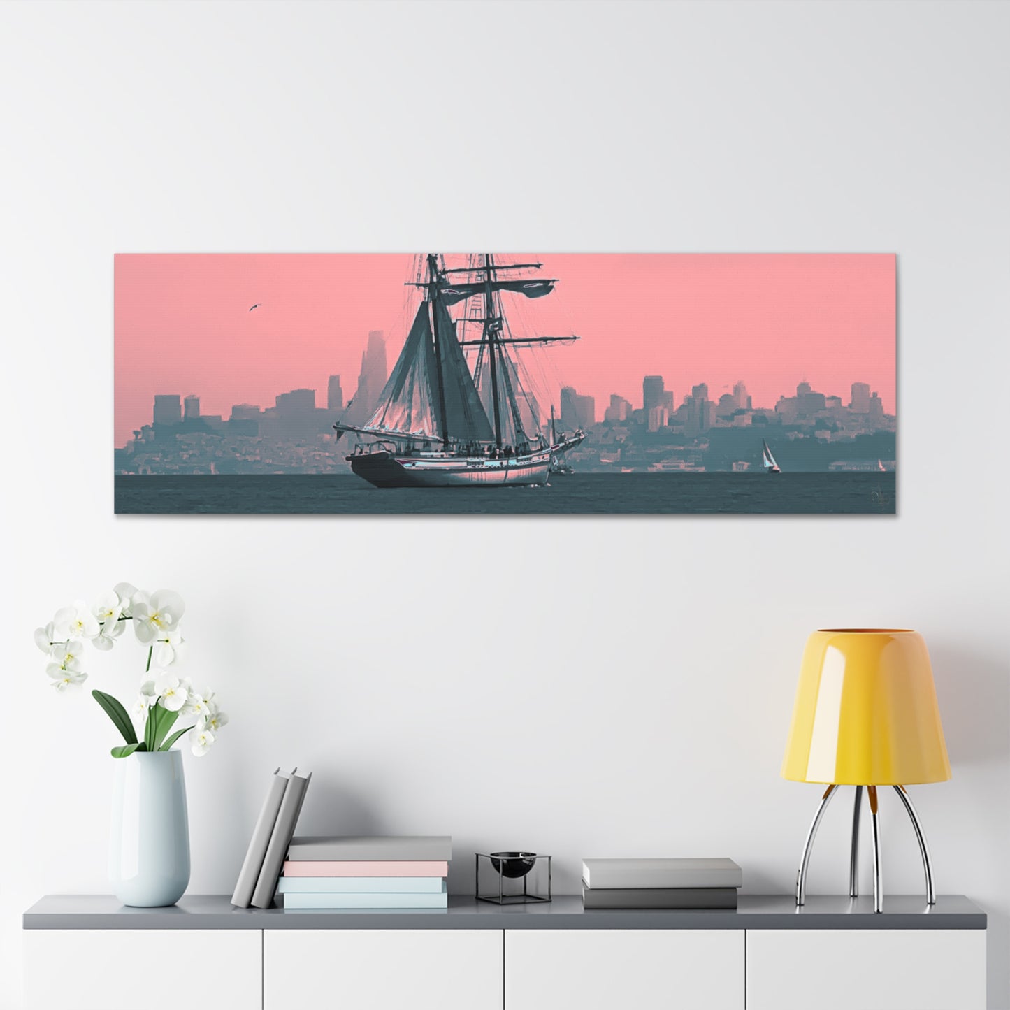 SF Bay Schooner Canvas Print