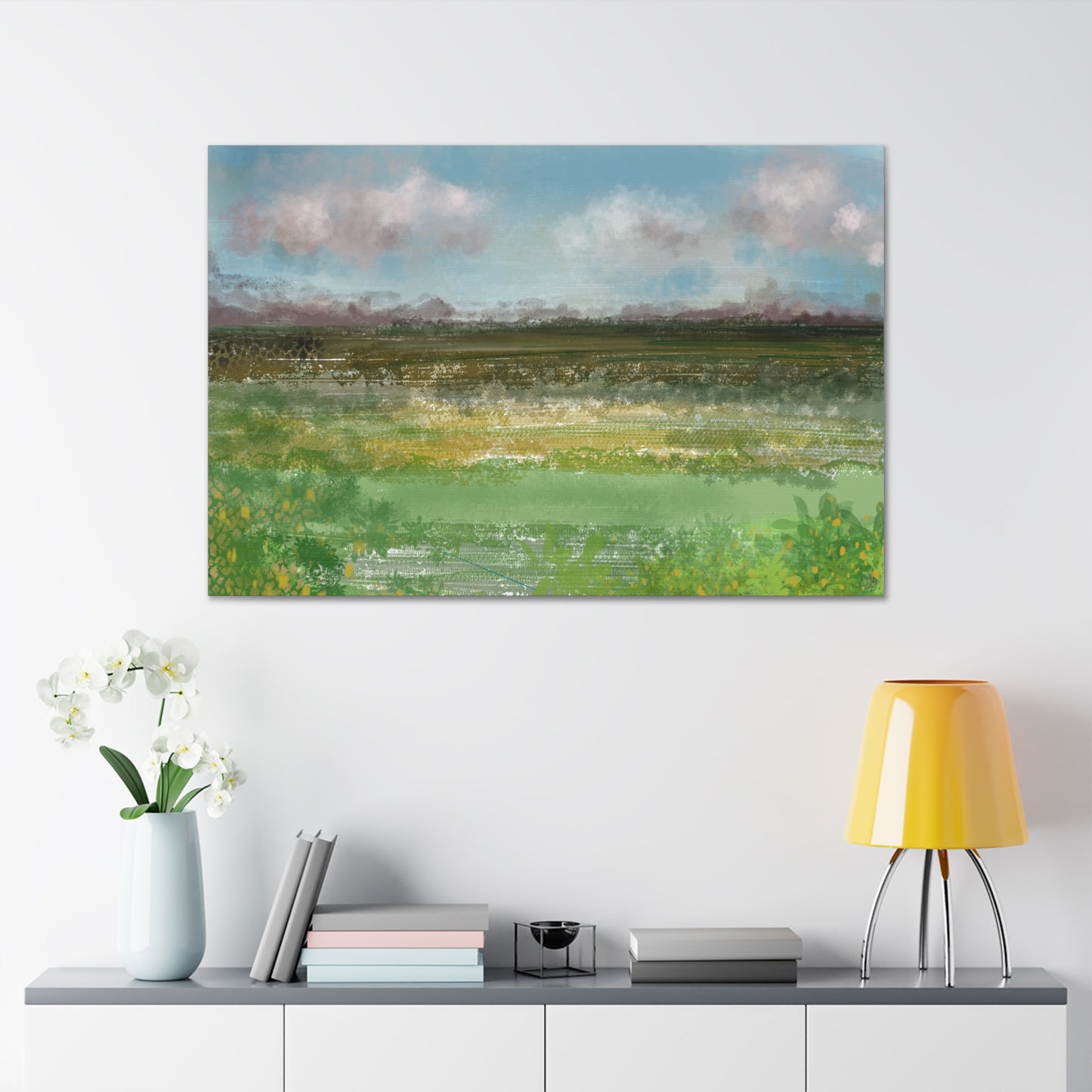 Abstract Coastal 10 Canvas Print