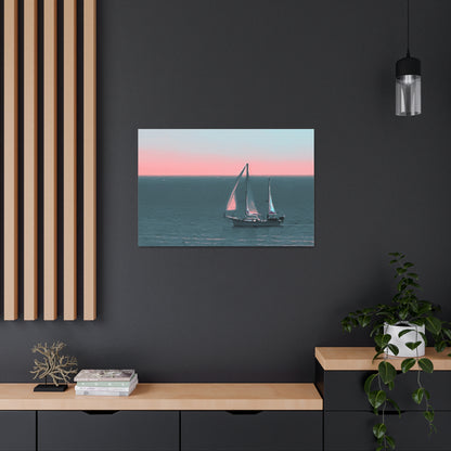 Way to Horizon Canvas Print