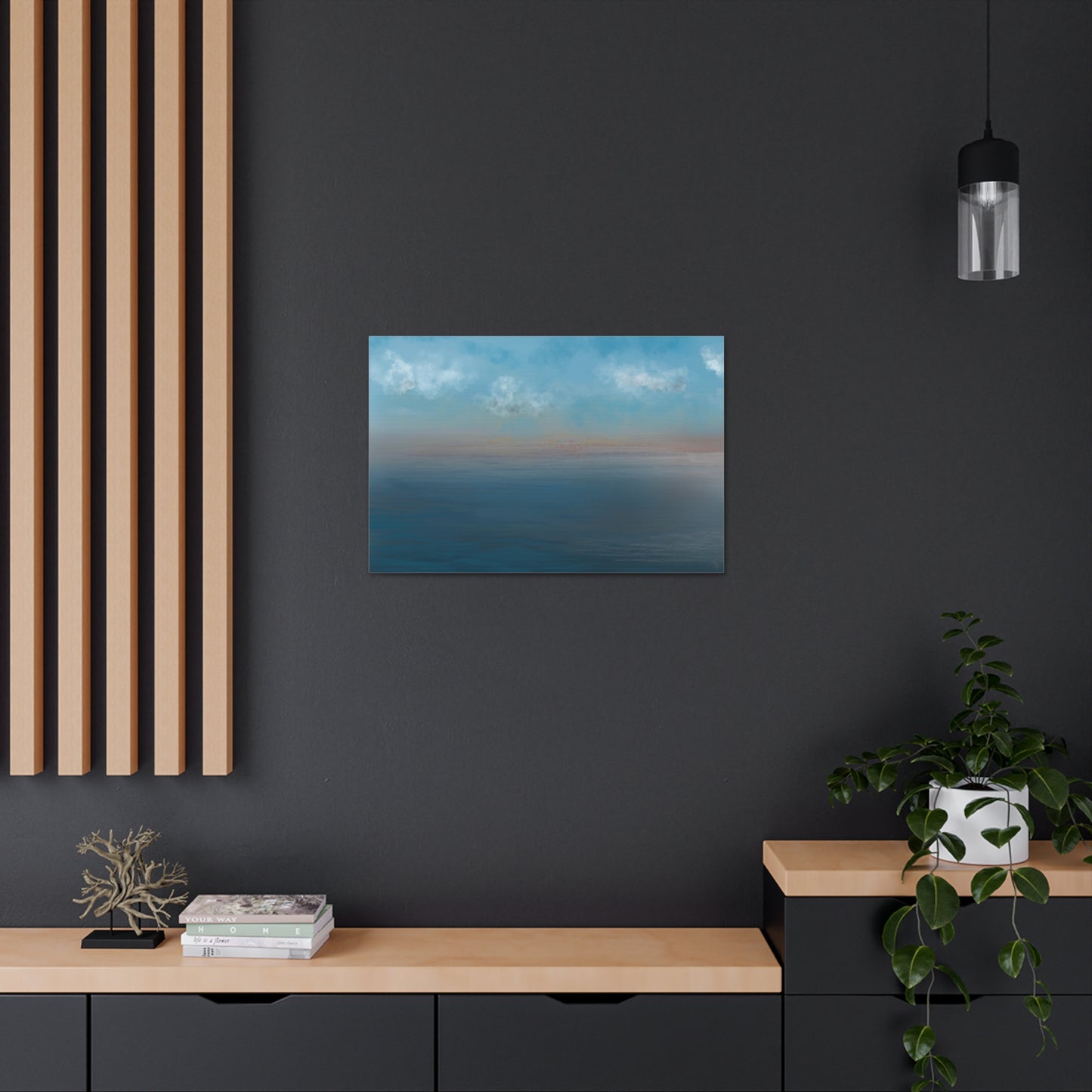 Abstract Coastal 9 Canvas Print