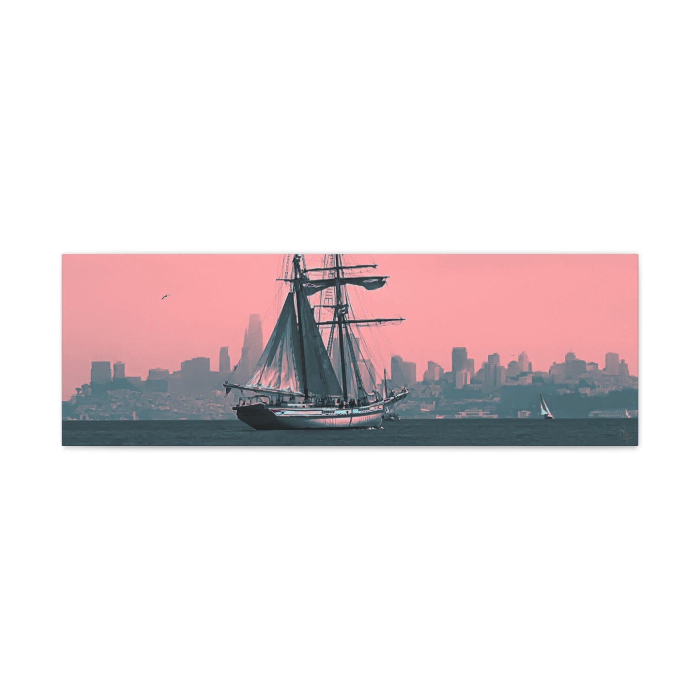 SF Bay Schooner Canvas Print