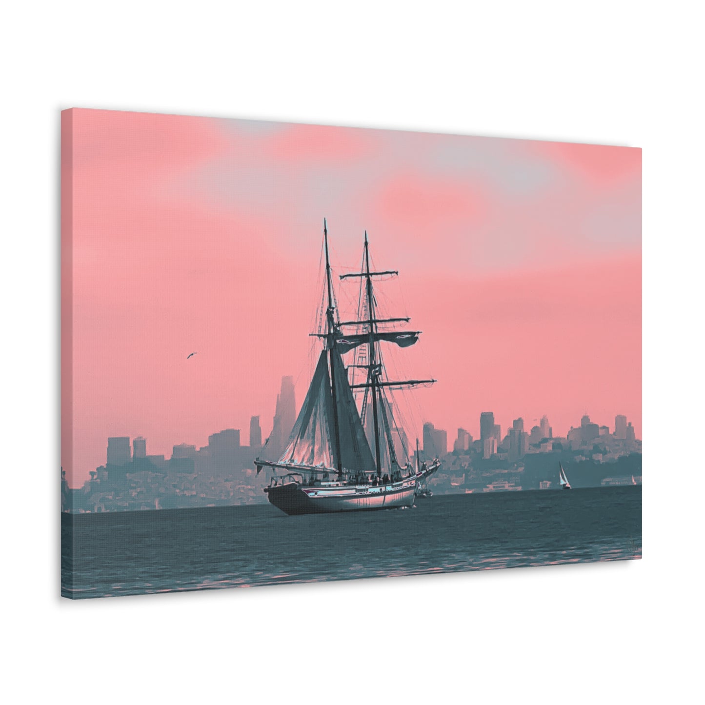 SF Bay Schooner Canvas Print