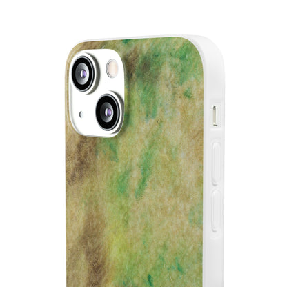 iPhone and Samsung Galaxy Flexi Phone Case Green Marble