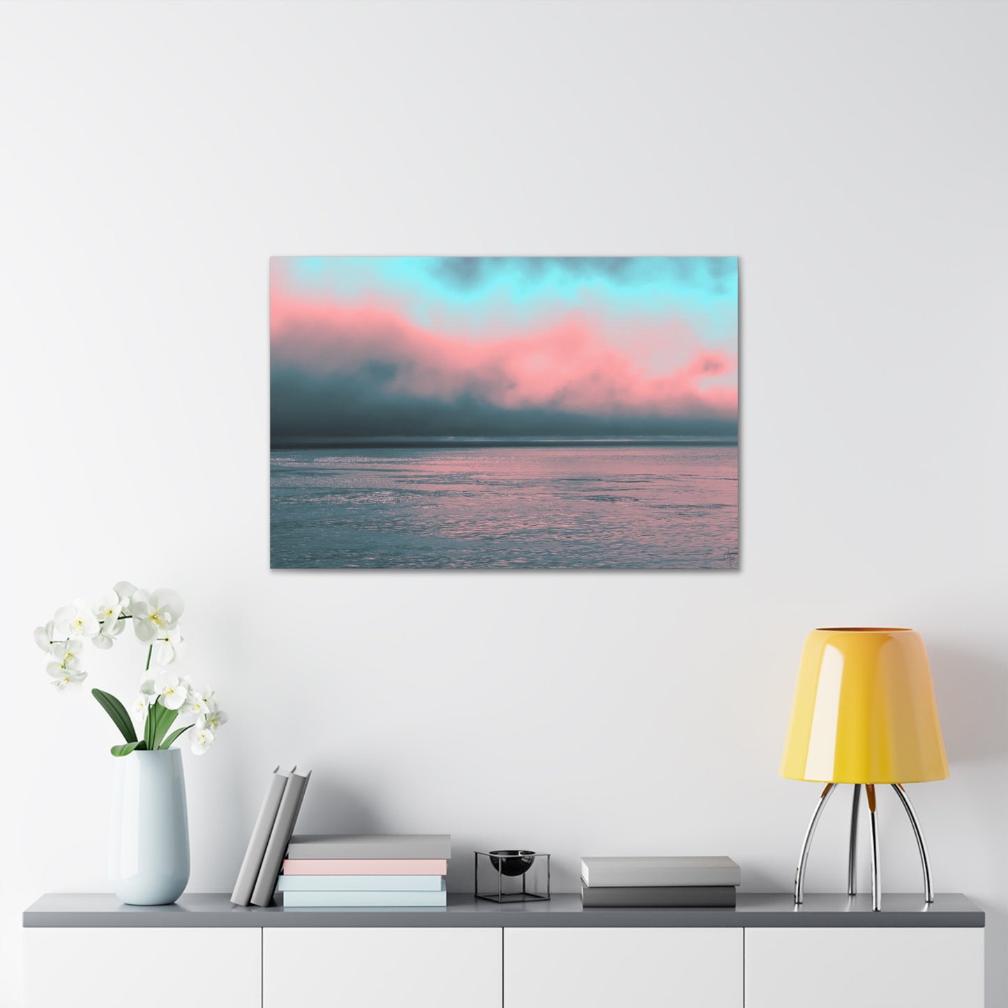 Electrifying Gradient Canvas Print