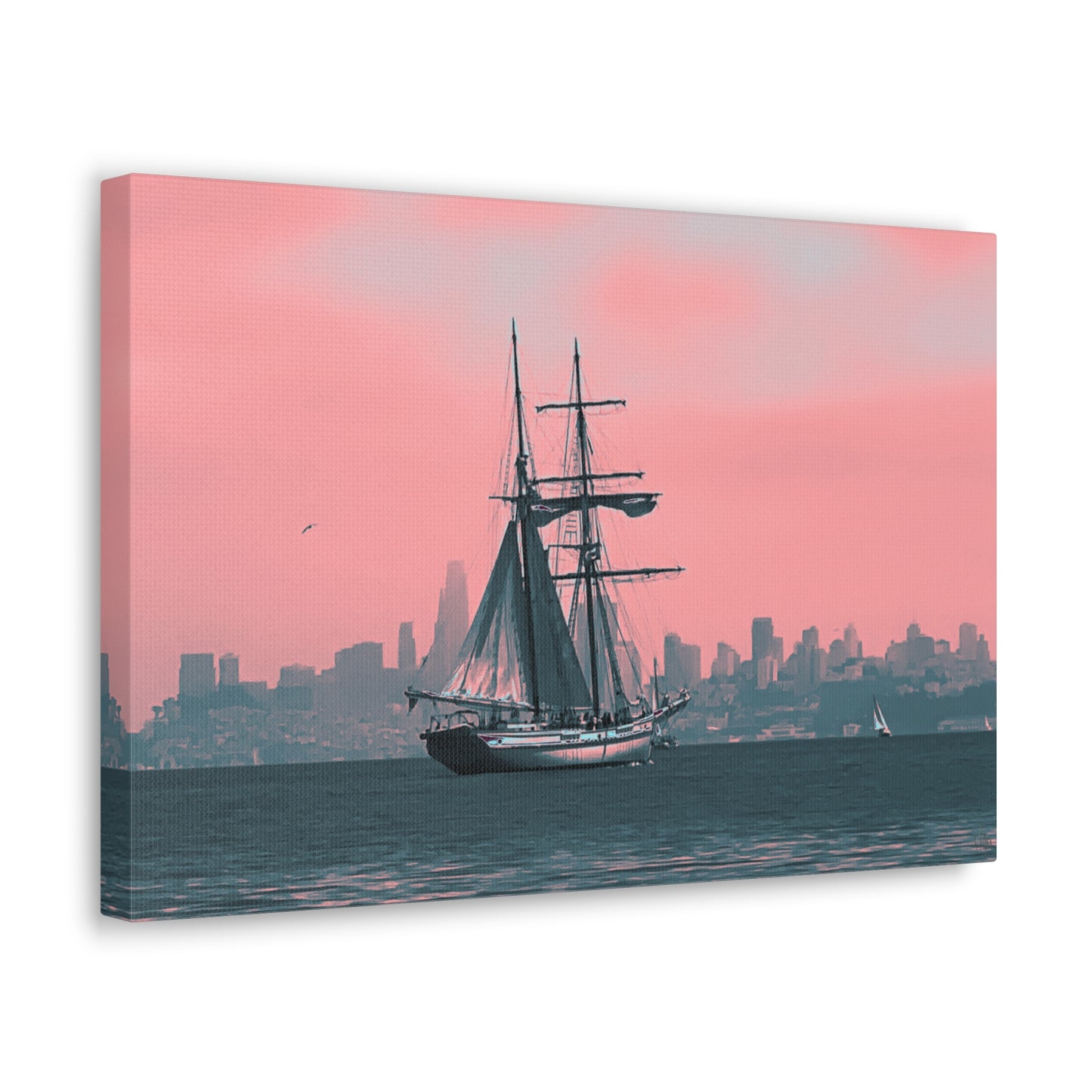 SF Bay Schooner Canvas Print