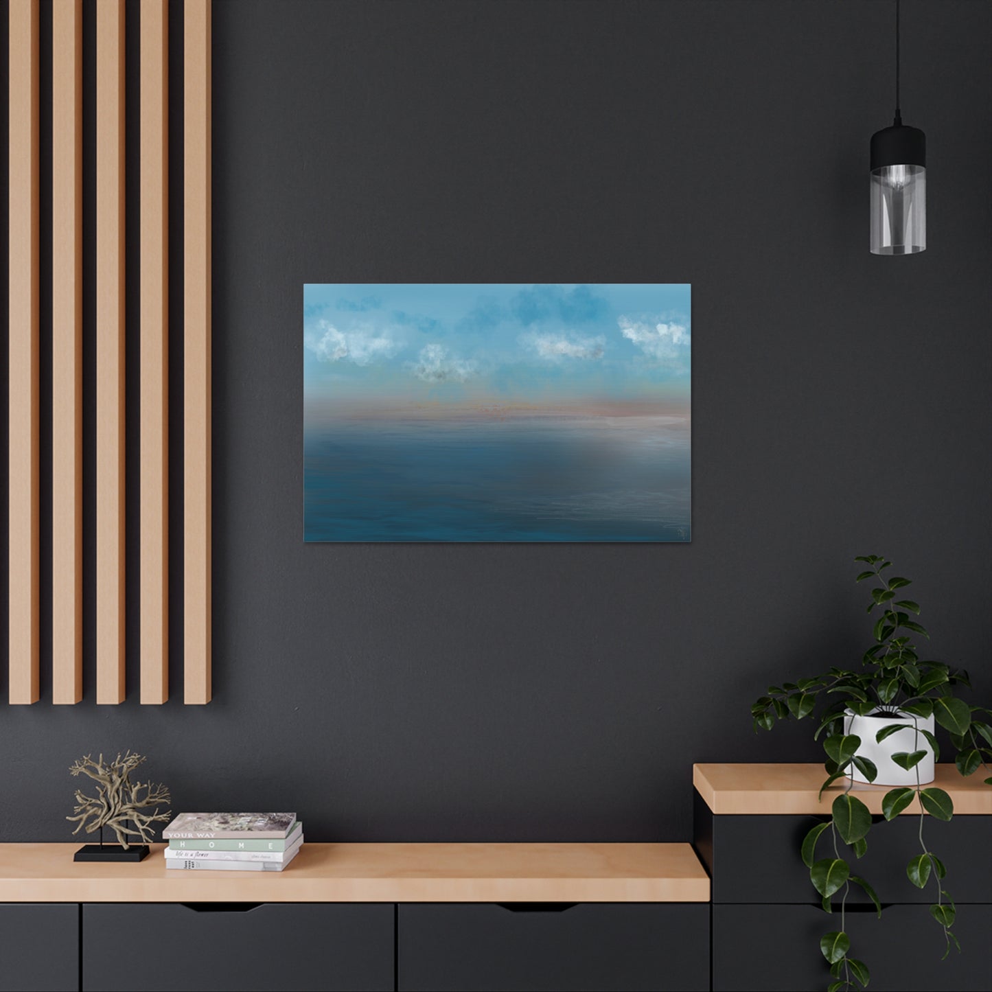 Abstract Coastal 9 Canvas Print