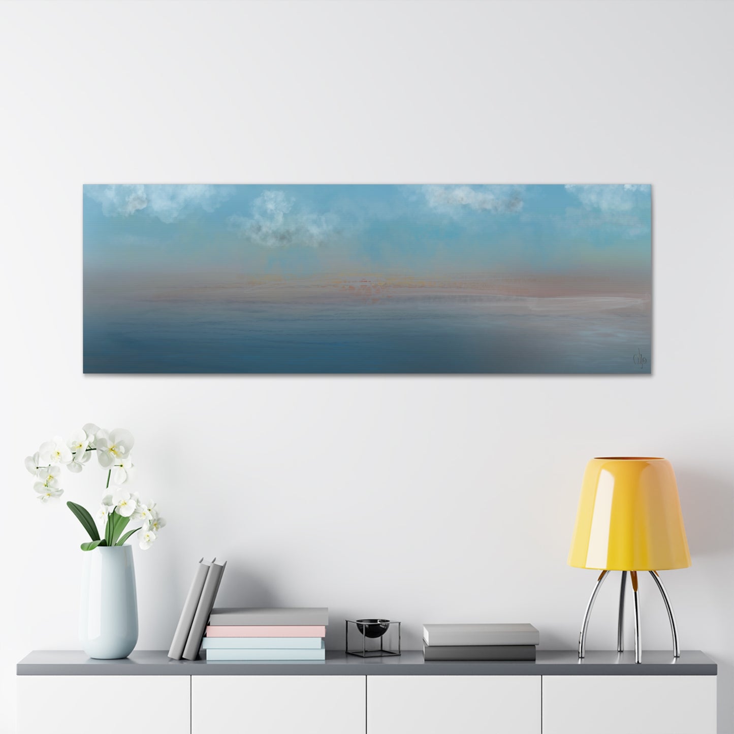 Abstract Coastal 9 Canvas Print