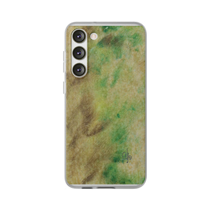 iPhone and Samsung Galaxy Flexi Phone Case Green Marble