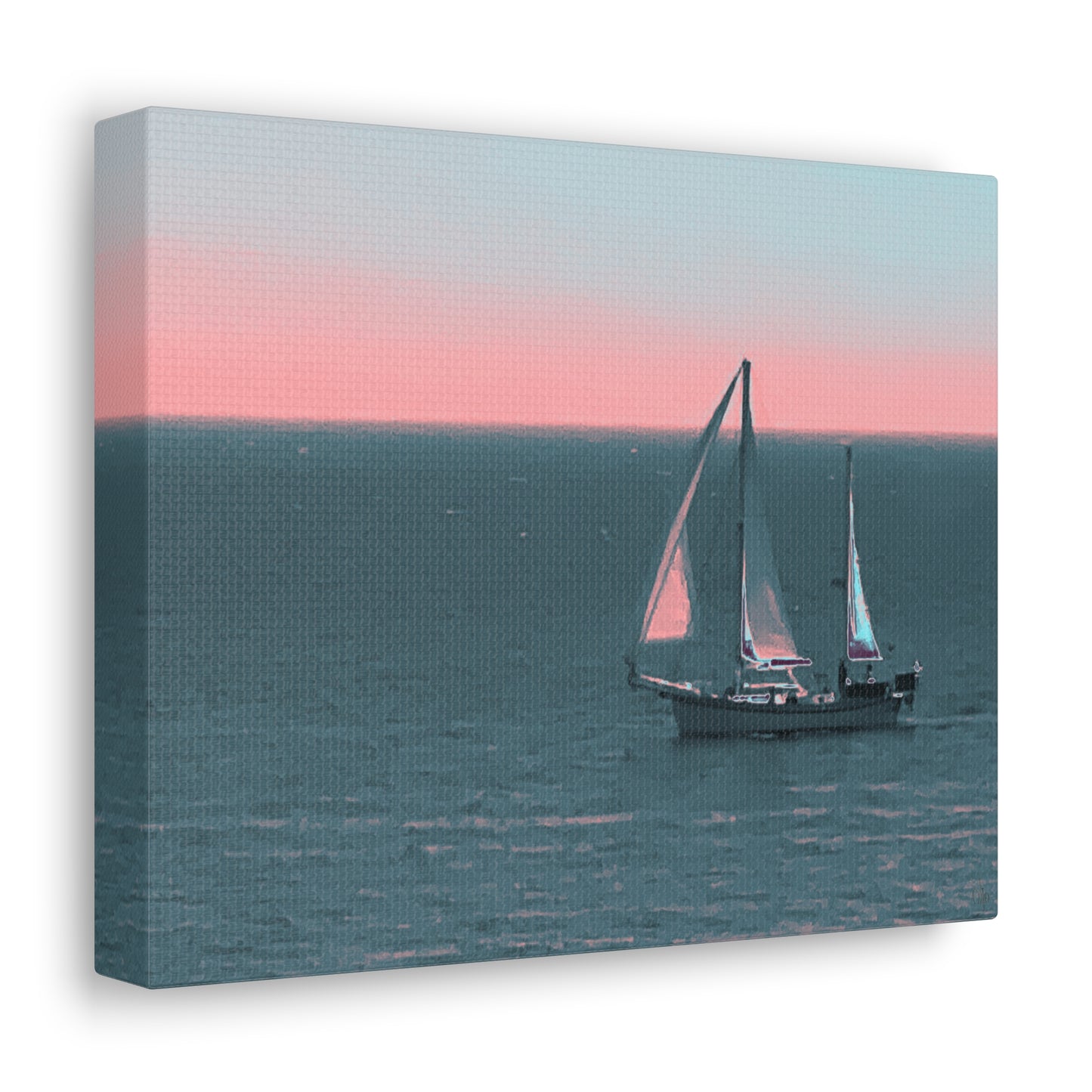 Way to Horizon Canvas Print