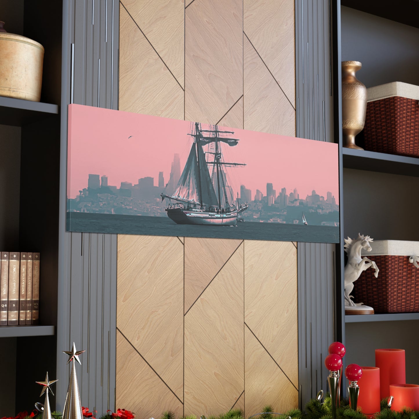 SF Bay Schooner Canvas Print