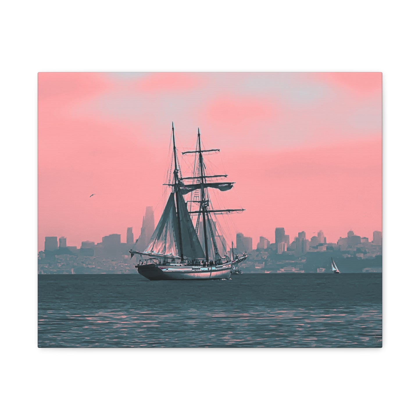 SF Bay Schooner Canvas Print